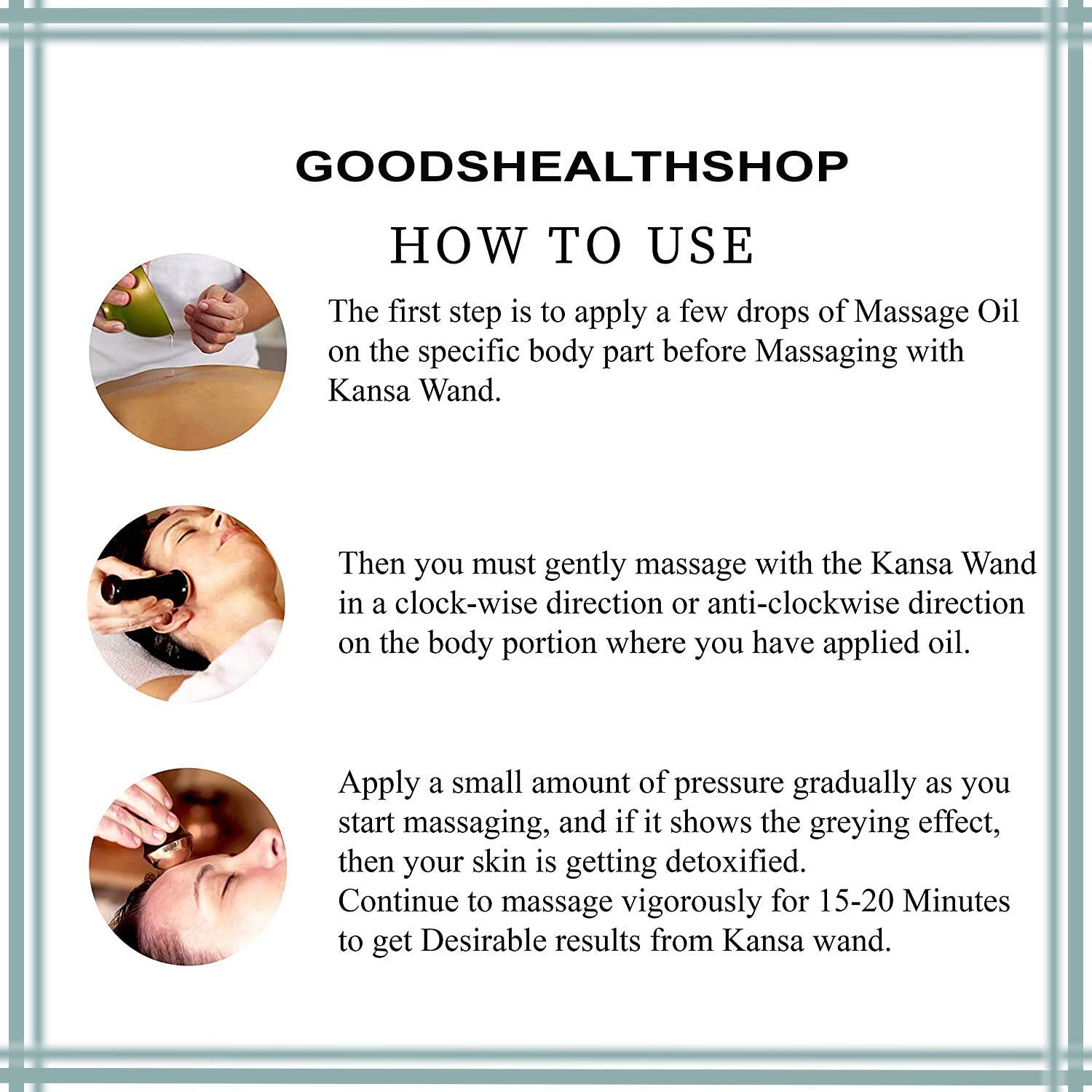 Goods Health Shop Kansa Wand Face Bronze Foot Massager With Wooden Handle For Detoxification And Deep Relaxation usage
