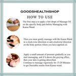 Thumbnail for Goods Health Shop Kansa Wand Face Bronze Foot Massager With Wooden Handle For Detoxification And Deep Relaxation usage