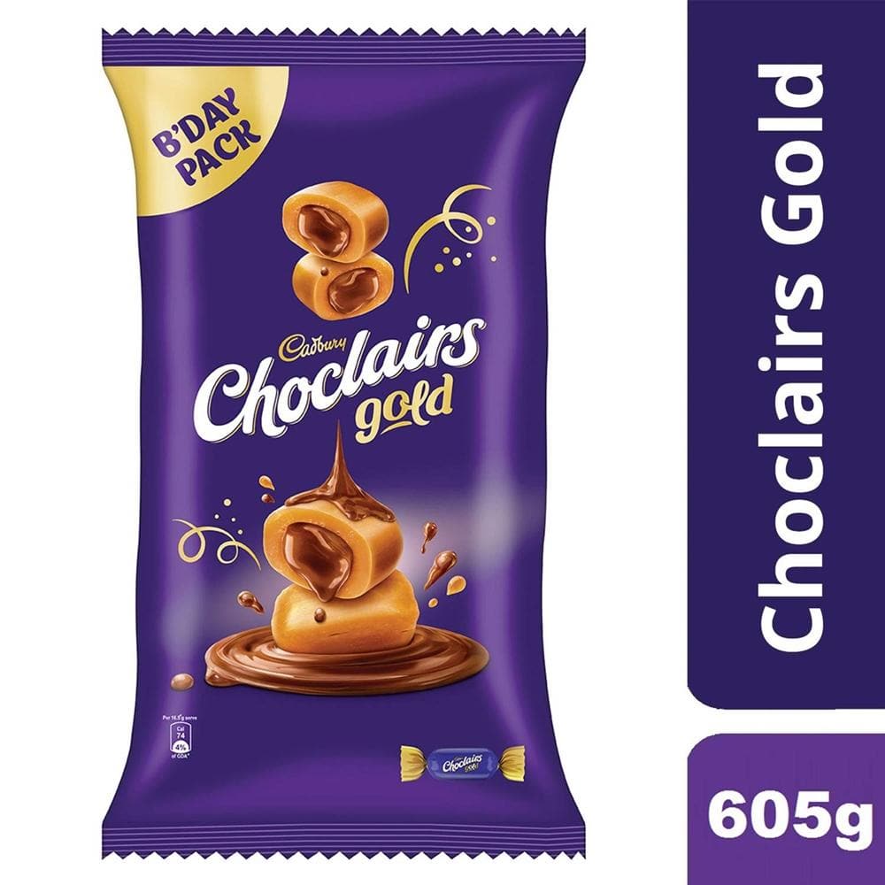 Cadbury Choclairs Gold Candies Birthday Pack