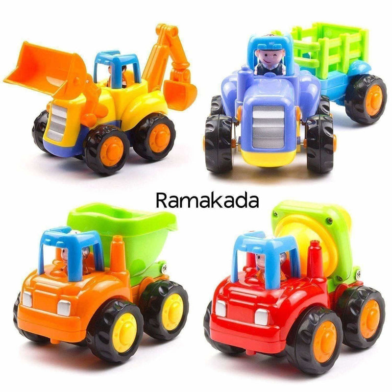 Multi Color - Unbreakable Automobile Car Toys for Kids Set of 4 - Distacart