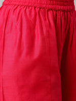 Thumbnail for Kalini Women Floral Yoke Design Gotta Patti Kurta With Sharara & Dupatta - Distacart