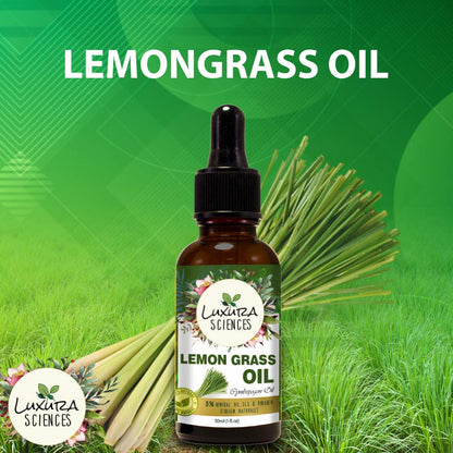 Luxura Sciences Lemon Grass Essential Oil - Distacart
