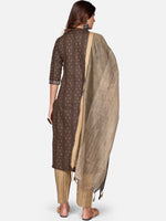 Thumbnail for Kalini Women Floral Embroidered Straight Kurta with Trousers & Dupatta - Distacart