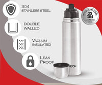 Thumbnail for Milton Steel Hot & Cold Bottle, 1000 ml - Distacart