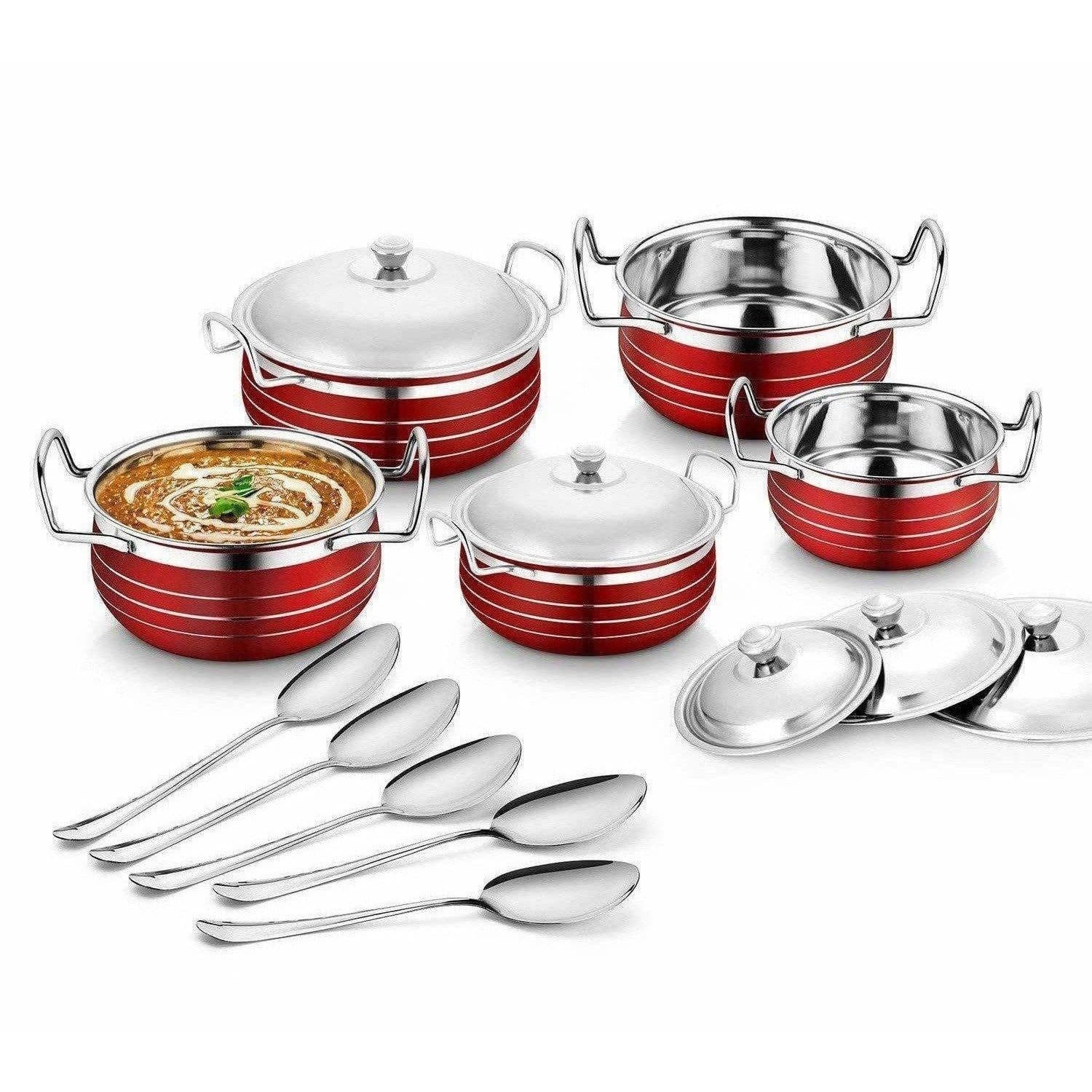 Stainless Steel Handi Copper Set (10-Pieces) - Distacart