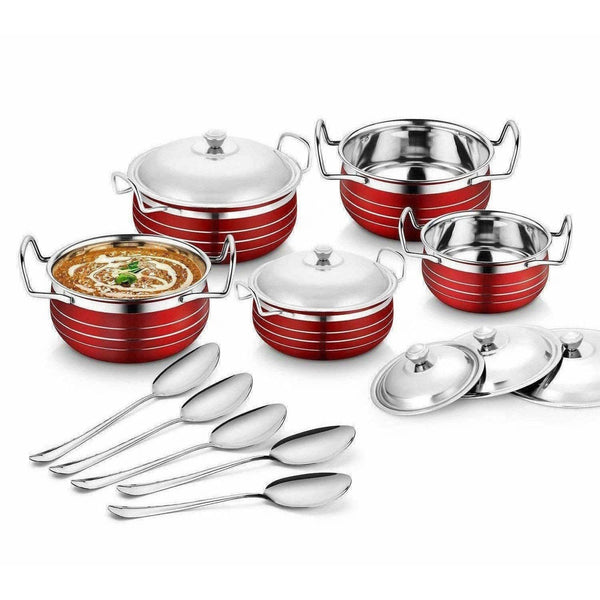 Stainless Steel Handi Copper Set (10-Pieces) - Distacart