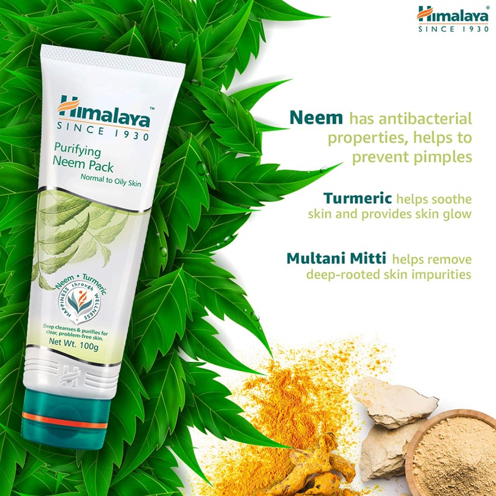 Himalaya Herbals Purifying Neem Pack - Distacart