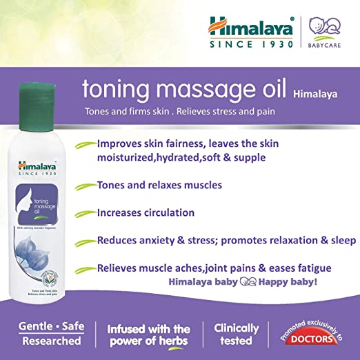 Himalaya Herbals Toning Massage Oil - Distacart