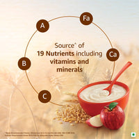 Thumbnail for Nestle Cerelac Baby Cereal With Milk - Wheat Apple Nutrients