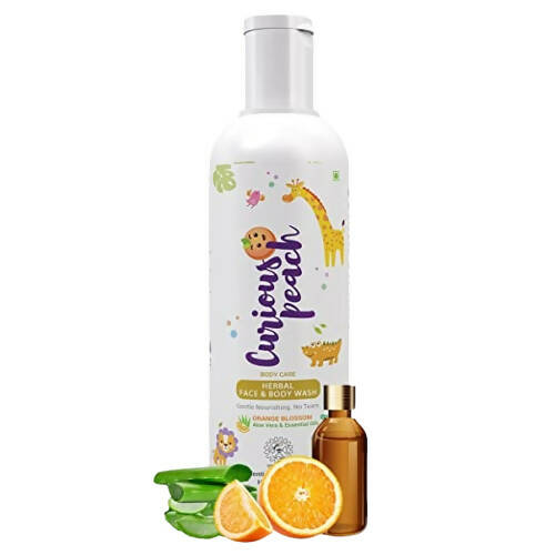Curious Peach Herbal Face & Body Wash - Distacart