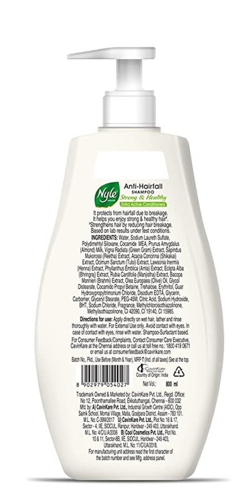 Nyle Strong & Healthy Anti-Hairfall Herbal Shampoo - Distacart