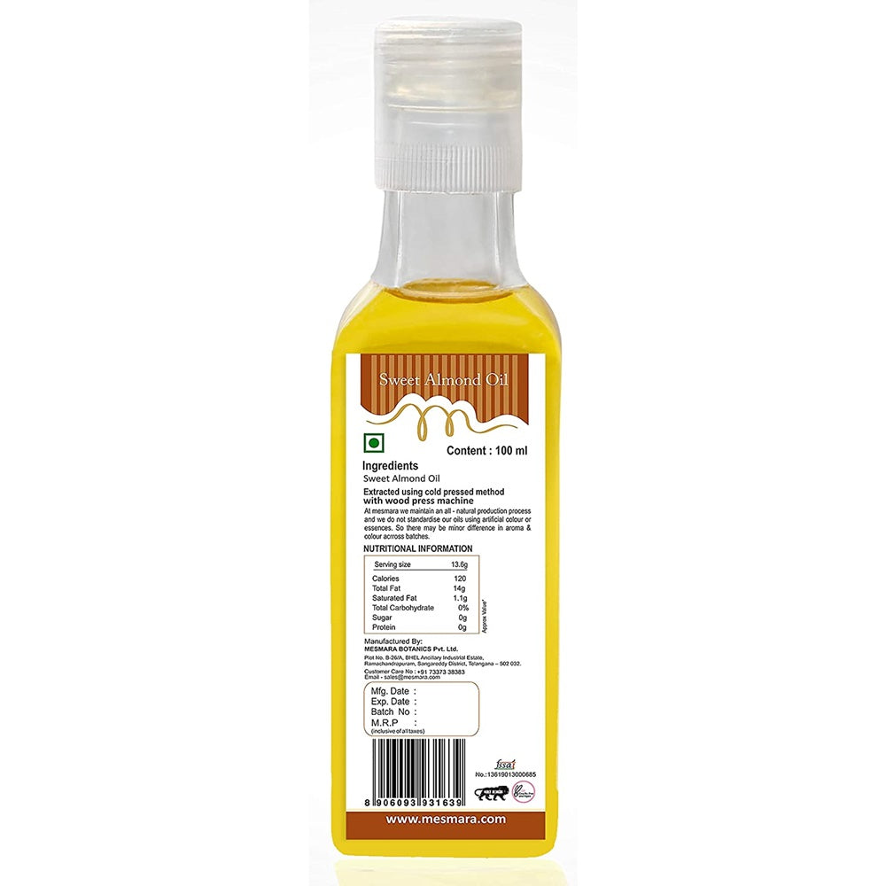 Mesmara Cold Pressed Edible Almond Oil