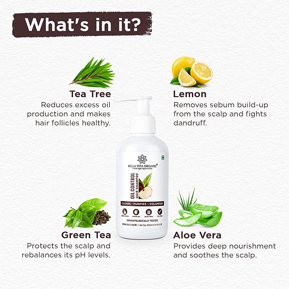 Bella Vita Organic Oil Control Shampoo - Distacart