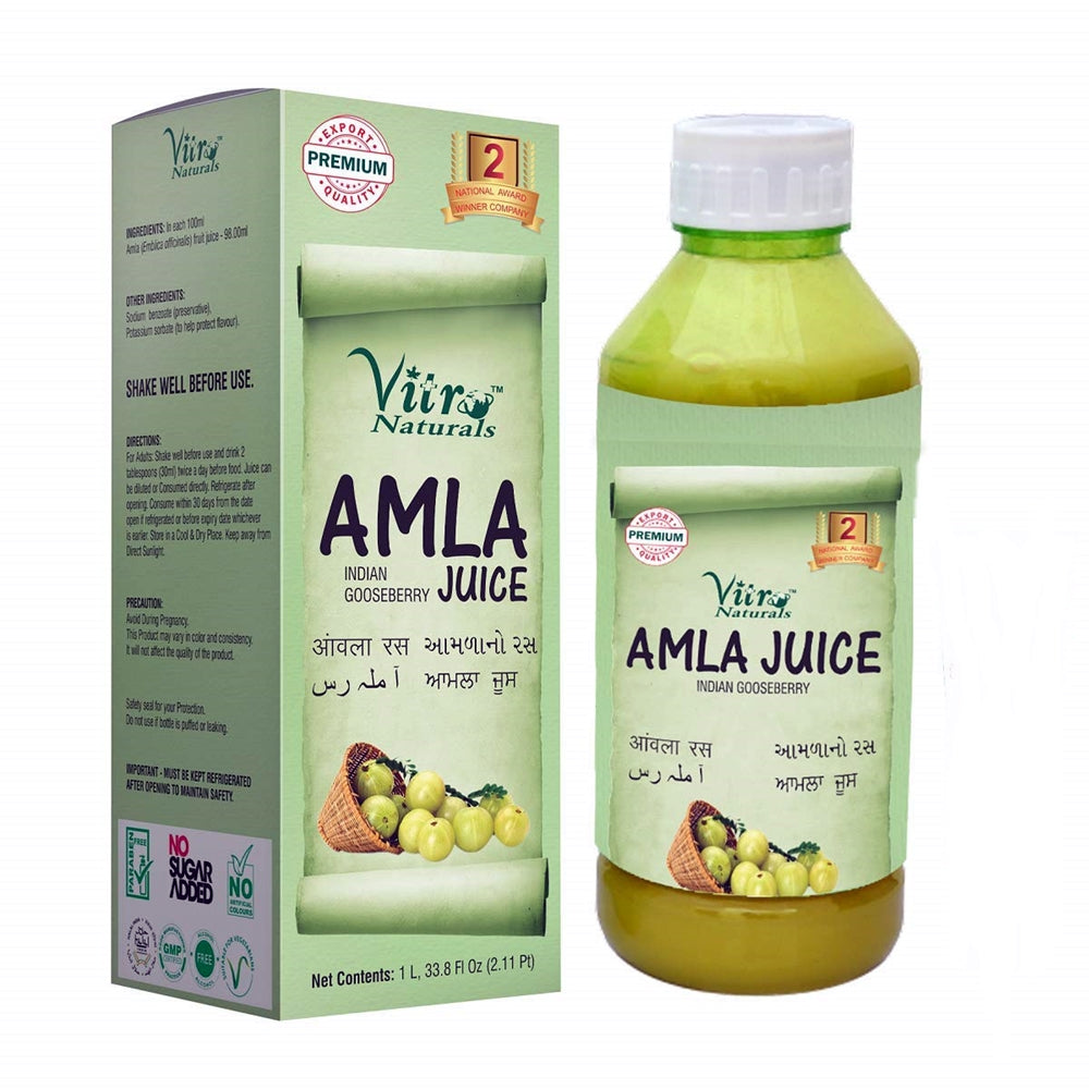 Vitro Naturals Healthy Amla Juice (1 Lt) - Distacart