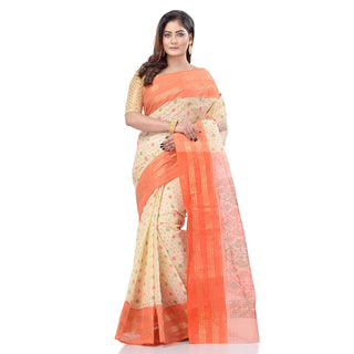 Desh Bidesh Women's Tant Cotton Saree Without Blouse Piece - Distacart