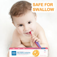 Thumbnail for Mee Mee Fluoride-Free Mild Toddler Toothpaste - Orange Flavor - Distacart