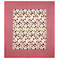 Thumbnail for Vamika Printed Cotton Pink Floral Bedsheet 