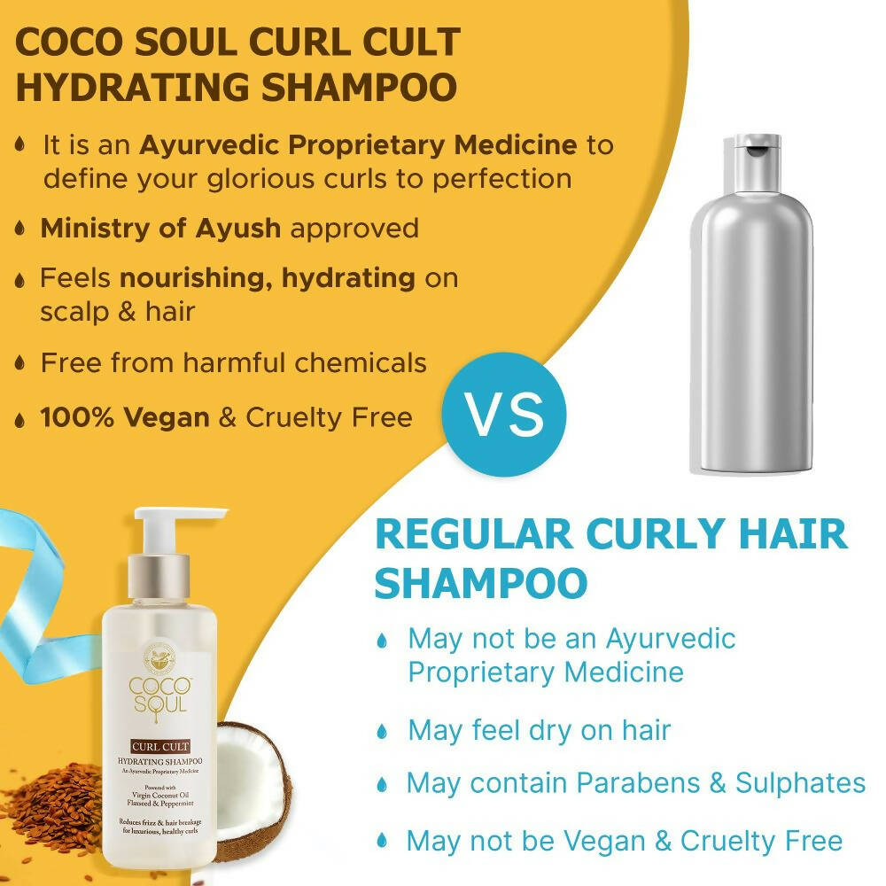 Coco Soul Curl Cult Hydrating Shampoo - Distacart
