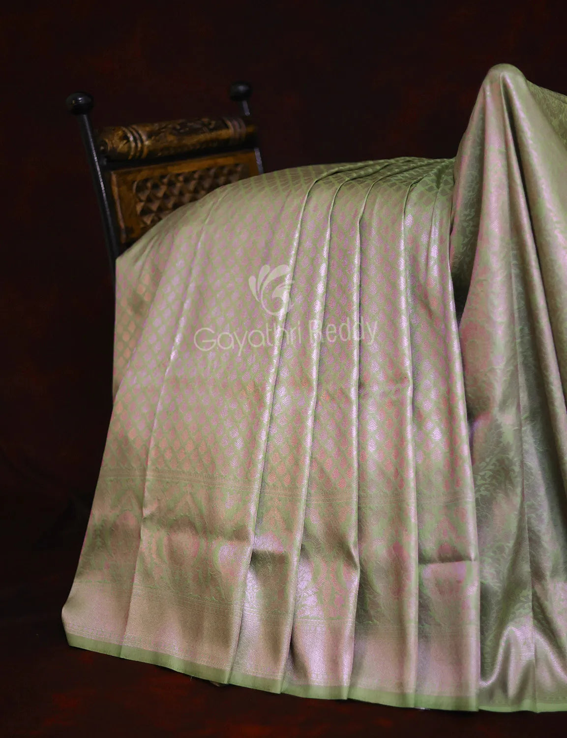 Half Mix Soft Silk Saree - HSS4 By Gayathri Reddy Designer Studio - Distacart
