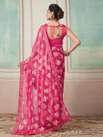 Thumbnail for Kalini Floral Foil Printed Saree - Distacart