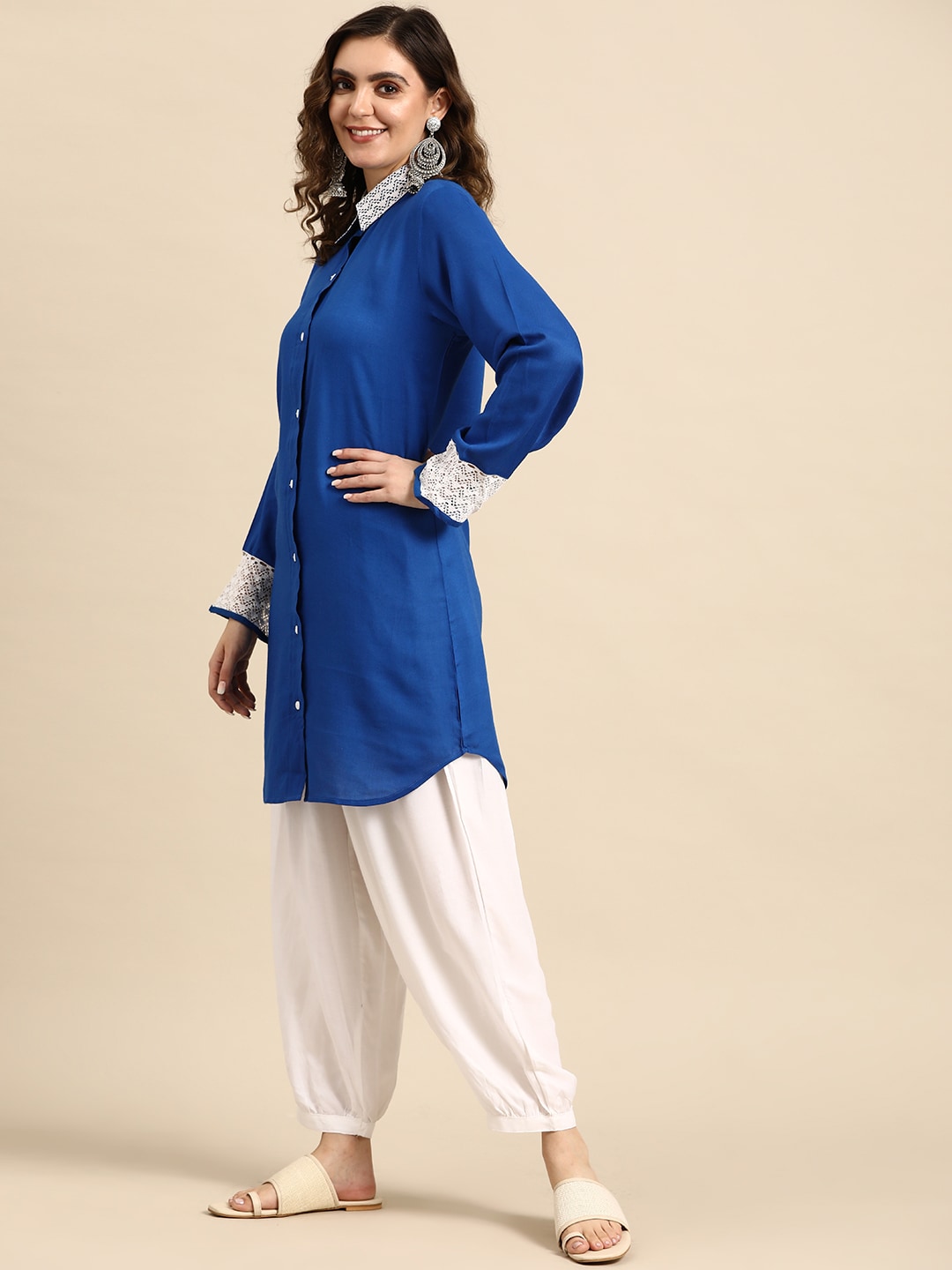 Sangria Women Pure Cotton Kurta with Salwar - Distacart