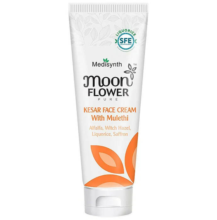 Medisynth Naturals Moonflower Kesar Mulethi Face Cream - Distacart