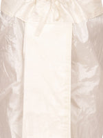 Thumbnail for Sethukrishna Boys White Solid Pure Cotton Kurta With Dhoti Pant - Distacart