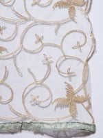 Thumbnail for Kalini Ethnic Motifs Yoke Design Thread Work Kurta with Trousers & With Dupatta - Distacart