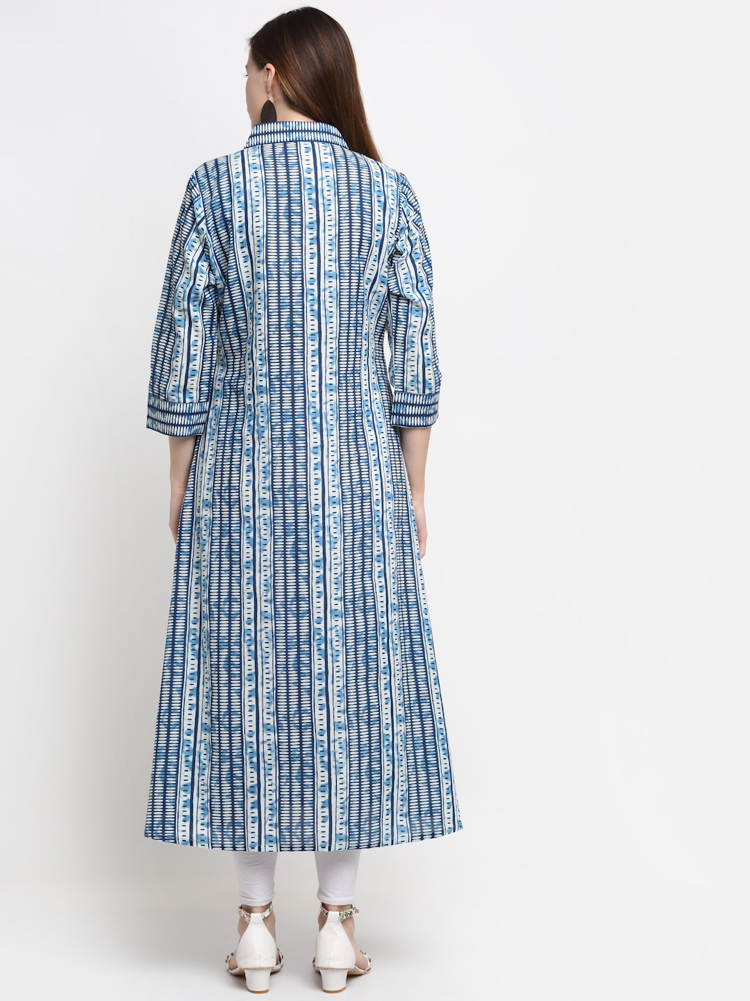 Kalini Women Blue Printed Kurta - Distacart