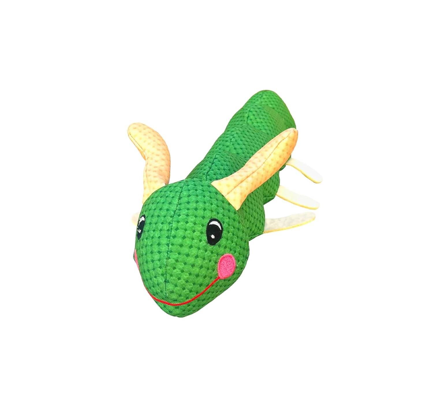 Foodie Puppies Caterpillar Crinkle Squeaky Plush Dog Toy - Distacart