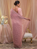 Thumbnail for Koskii Embellished Beads and Stones Saree - Distacart