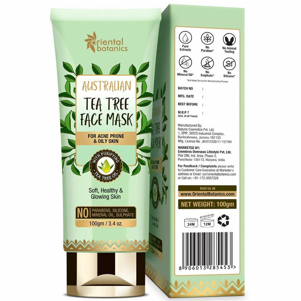 Oriental Botanics Australian Tea Tree Face Mask