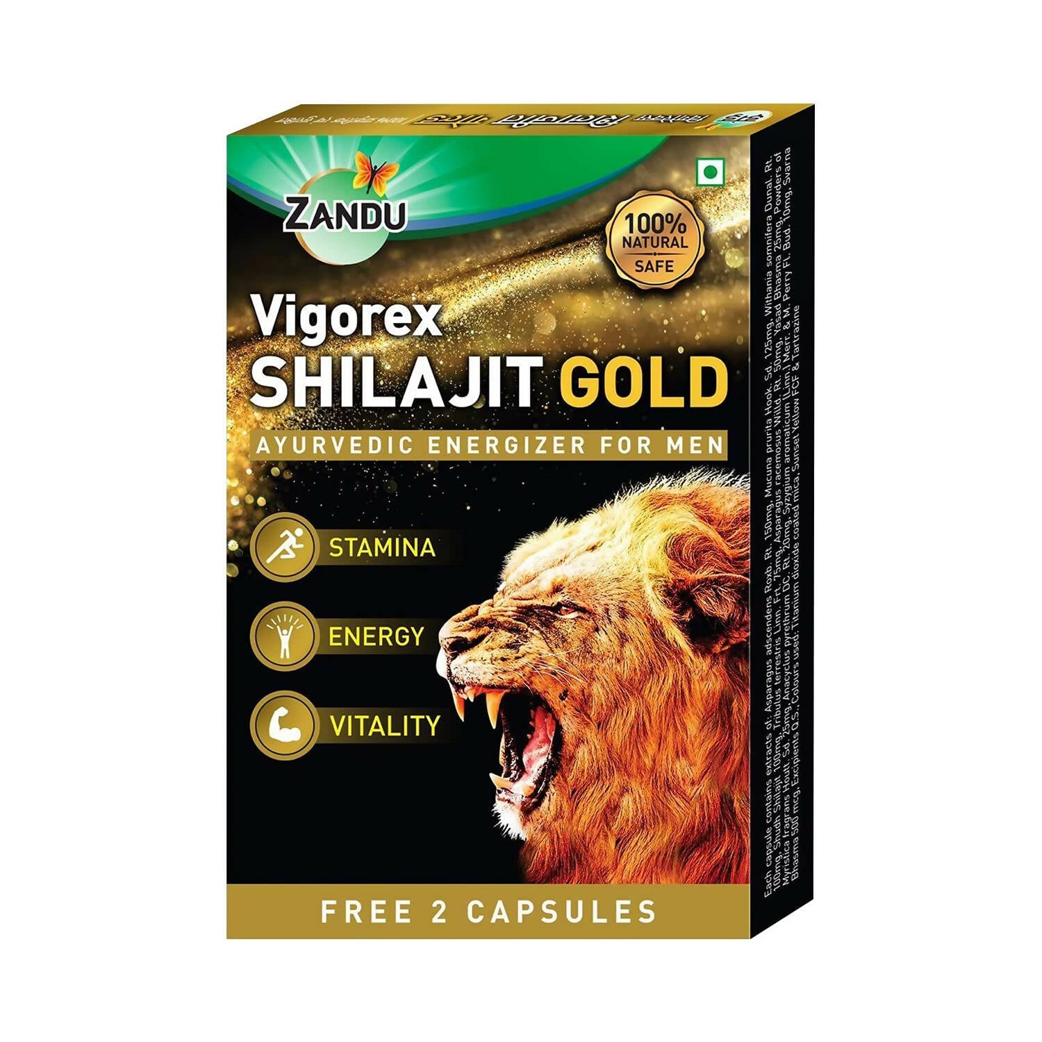 Zandu Vigorex Sj Gold Capsules - Distacart