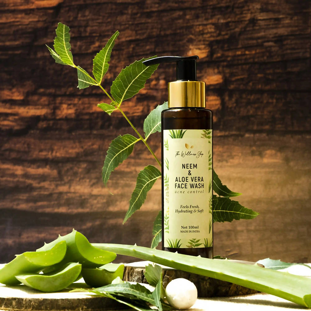 The Wellness Shop Neem & Aloe Vera Face Wash