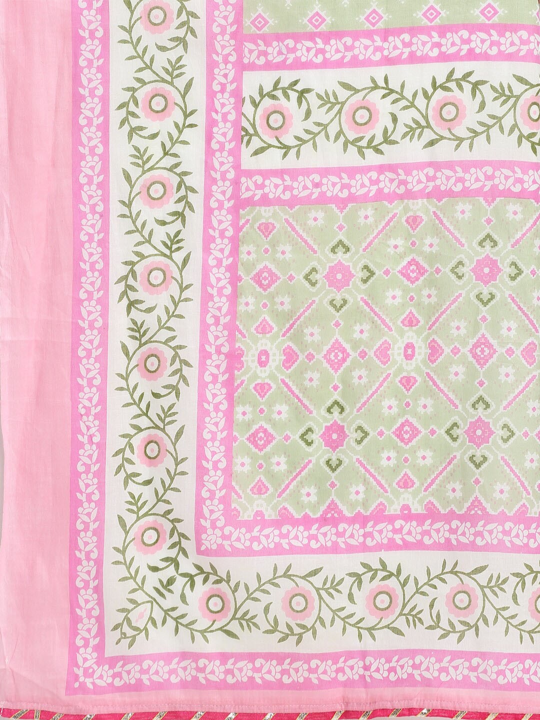 Kalini Women Fluorescent Green Embroidered Pure Cotton Trousers suit - Distacart