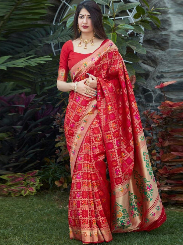 Kalini Ethnic Motifs Zari Art Silk Saree - Distacart