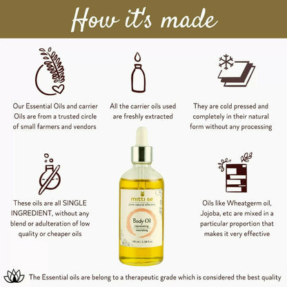Mitti Se Rejuvenating Nourishing Body Oil - Distacart