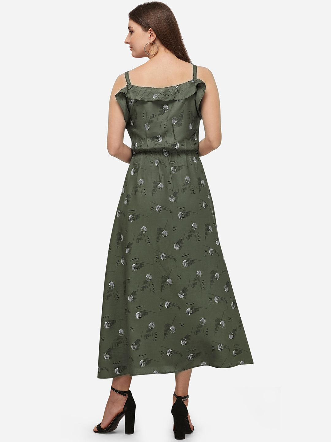 Kalini Women Green Floral Printed Beautiful Anarkali Kurta - Distacart