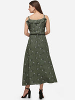 Thumbnail for Kalini Women Green Floral Printed Beautiful Anarkali Kurta - Distacart