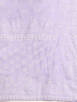 Thumbnail for Sangria Women Floral Embroidered Pure Cotton Kurta with Trousers & With Dupatta - Distacart