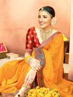 Thumbnail for Mitera Pure Georgette Saree - Distacart