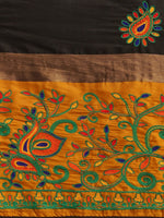 Thumbnail for Kalini Embroidered Silk Cotton Saree - Distacart