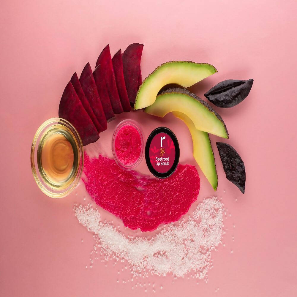 Rivona Naturals Beetroot Lip Scrub - Distacart
