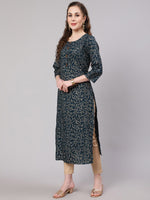 Thumbnail for Kalini Women Ethnic Motifs Printed Indie Prints Kurta - Distacart