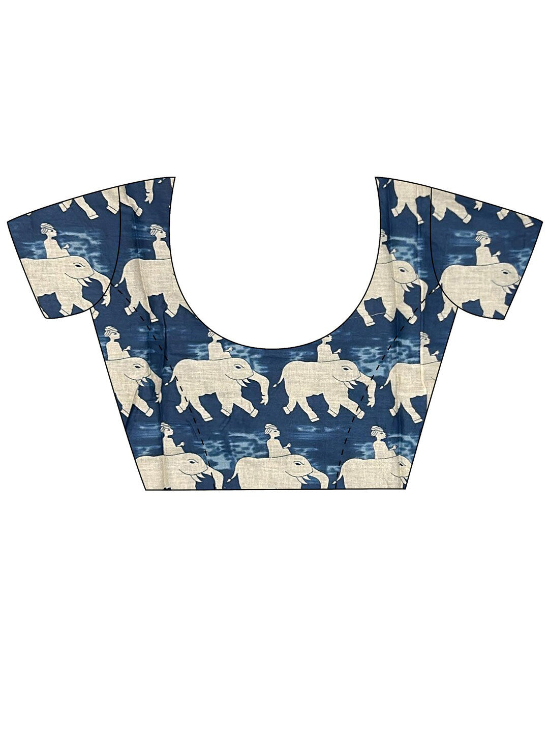 Kalini Ethnic Motifs Printed Pure Cotton Saree - Distacart