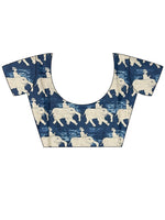 Thumbnail for Kalini Ethnic Motifs Printed Pure Cotton Saree - Distacart