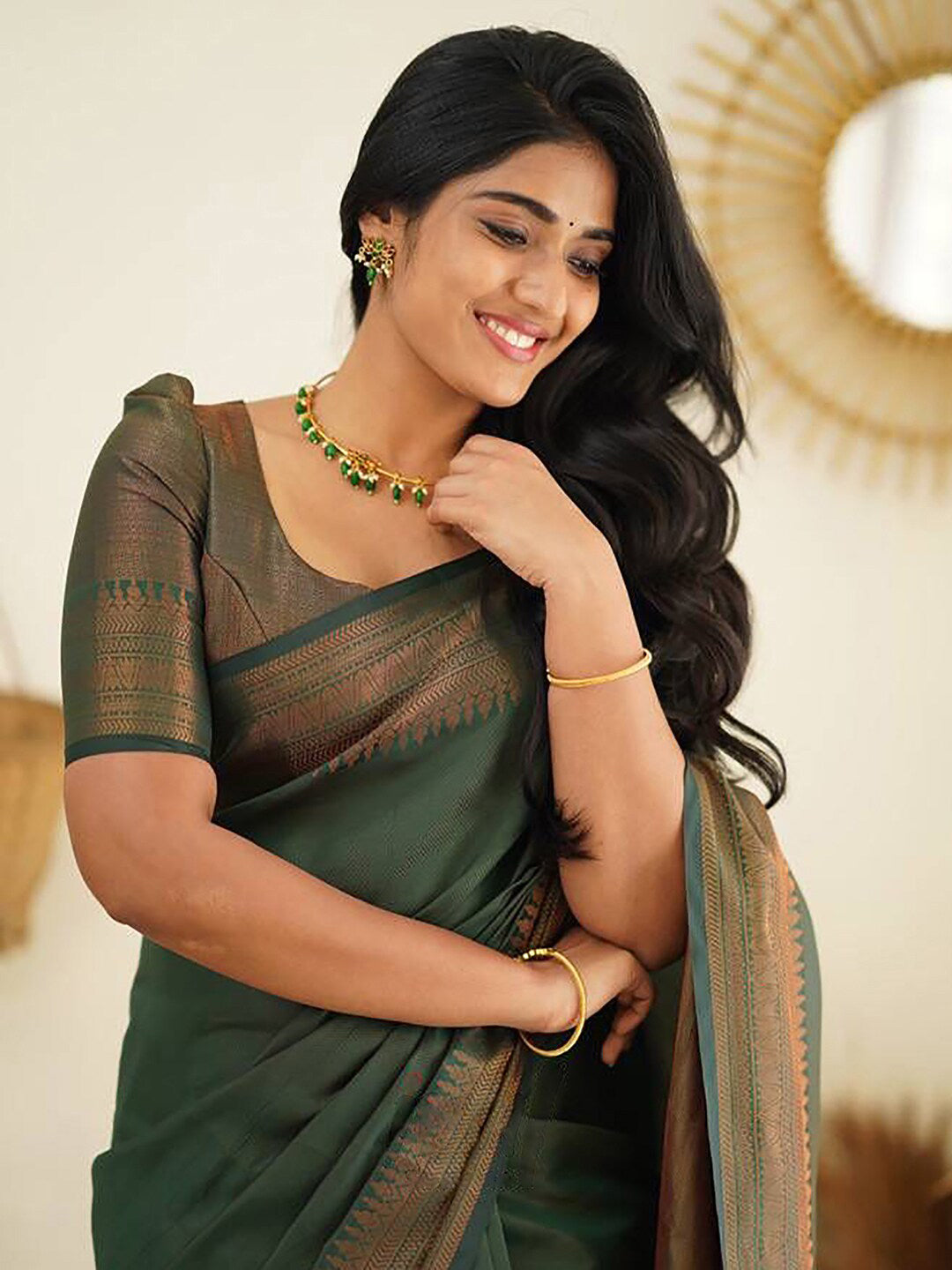 Kalini Zari Banarasi Saree - Distacart
