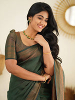 Thumbnail for Kalini Zari Banarasi Saree - Distacart