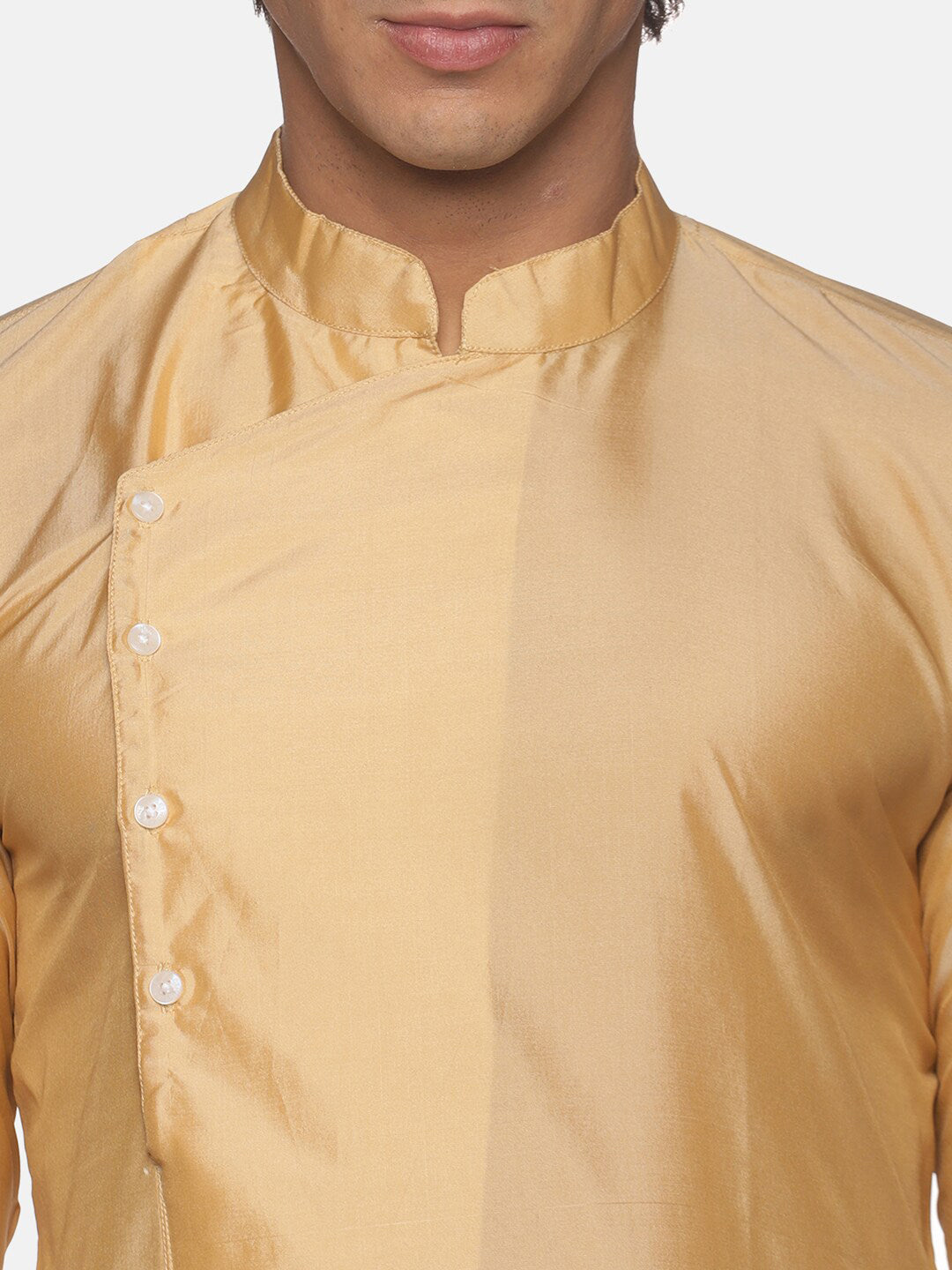 Sethukrishna Men Beige Kurta with Pyjamas - Distacart