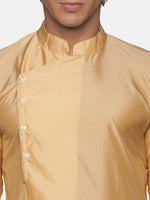 Thumbnail for Sethukrishna Men Beige Kurta with Pyjamas - Distacart